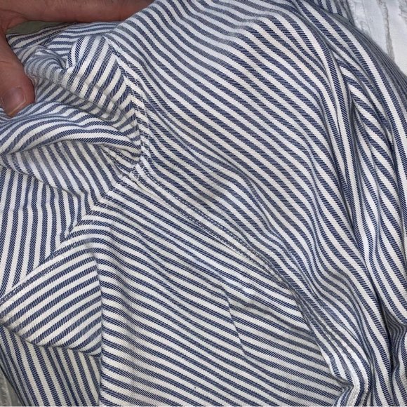 ARITZIA Sunday Best | Montana Striped Collar Button Down Shirt | Size XXS - Picture 15 of 16